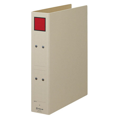 保存ファイルA4－S　4375　赤4375アカ【キングジム】