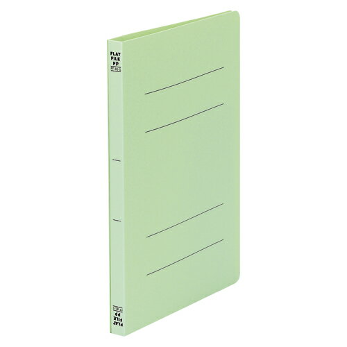 フラットファイルPP　B5縦　グリーンFF-B5S-GN【ビュートン】