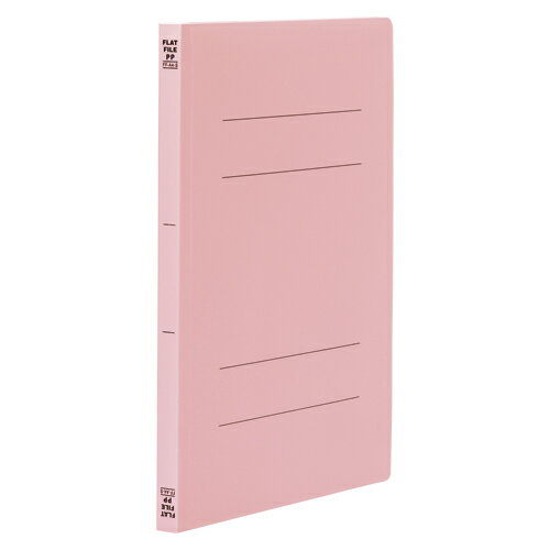 フラットファイルPP　A4縦　ピンクFF-A4S-P【ビュートン】