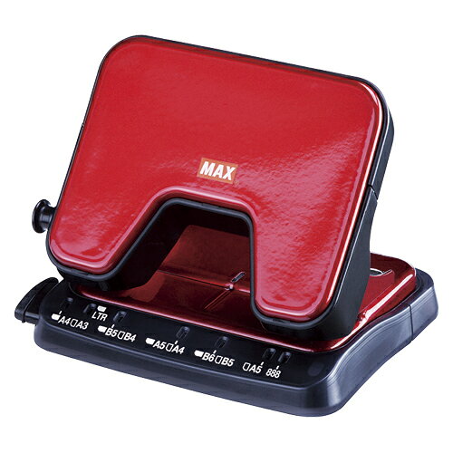 軽あけパンチ　SCOOVA　レッドDP-25T/R【マックス】