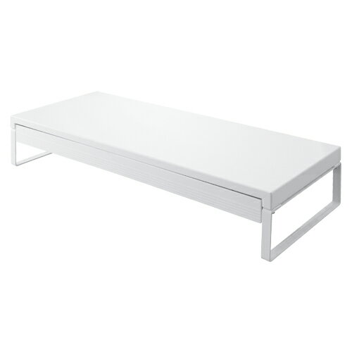 Organize Goods - 机上台　幅590mm　引出し付　白A-7338-0【リヒトラブ】