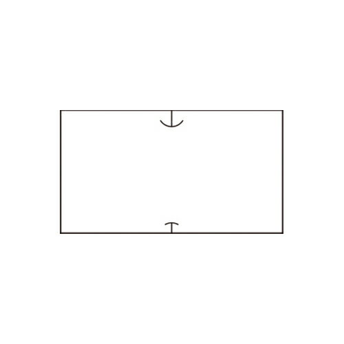 ハンドラベラーラベル強粘共通－1　白無地　10巻キョウツウ-1キョウネン【サトー】