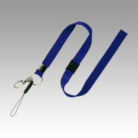 Tie and Clip - 【ゆうパケット対応可】 名札用吊り下げストラップ　1本　ブルーNB-205-BU【オープン】