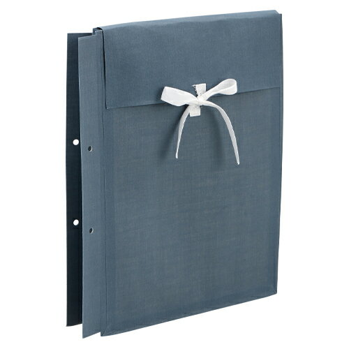 布製図面袋　（布貼り）A4大判ひも式CR-ZM30-GR【クラウン】