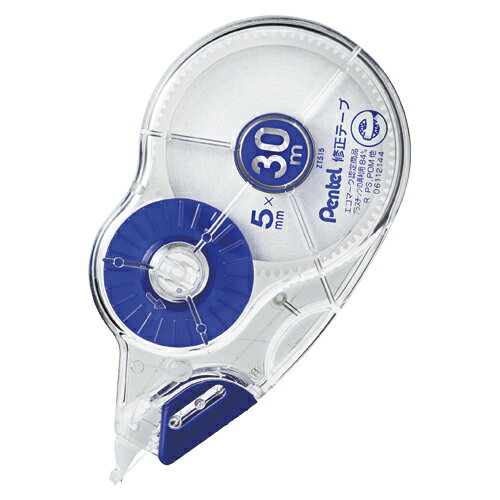 【ゆうパケット対応可】 30m修正テープ（ピタットライン）使切　5mmXZT515-W【ぺんてる】