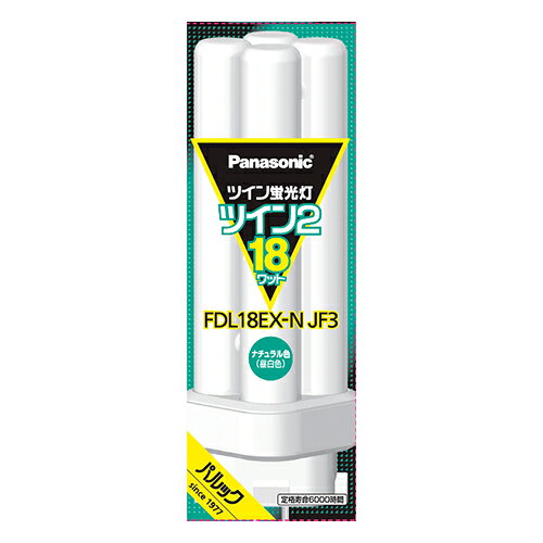 ●規格：18形●仕様：ナチュラル色●外寸：長127×径16．7mm●消費電力：18W●定格寿命：6000ho46409