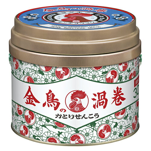 金鳥の渦巻V　缶入り（30巻入）409021【大日本除虫菊】