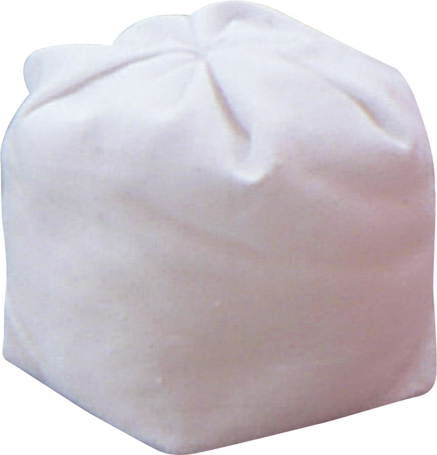 1球：約60×60×60mm袋付1球：50g綿100% (中にプラスチックの粒と綿がはいっています。）白布袋（50球入）