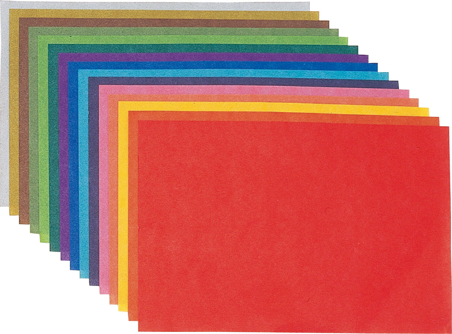 【ゆうパケット対応可】民芸いろがみ B6 15色組