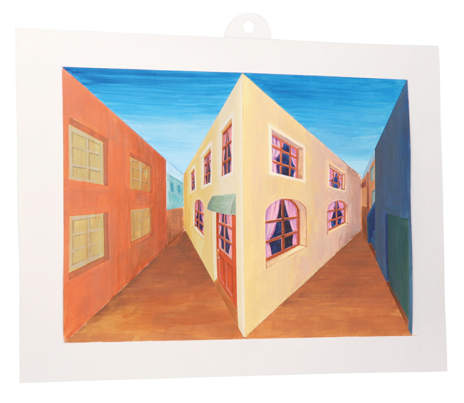 オフィス　ユーの立体トリック絵画｜アングル3