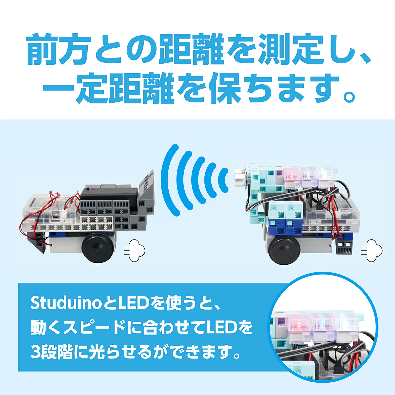 オフィス ユーの【ゆうパケット対応可】超音波距離センサー｜アングル3