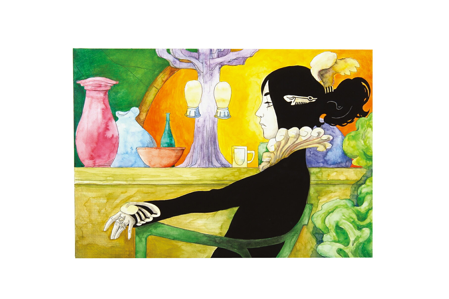 ケント紙以外の他の用紙でもご希望に合わせてパネル加工いたします。お問い合わせください。B4（363×257×18mm）木製パネルにケント紙を張り、水張テープを巻いたものです。袋入