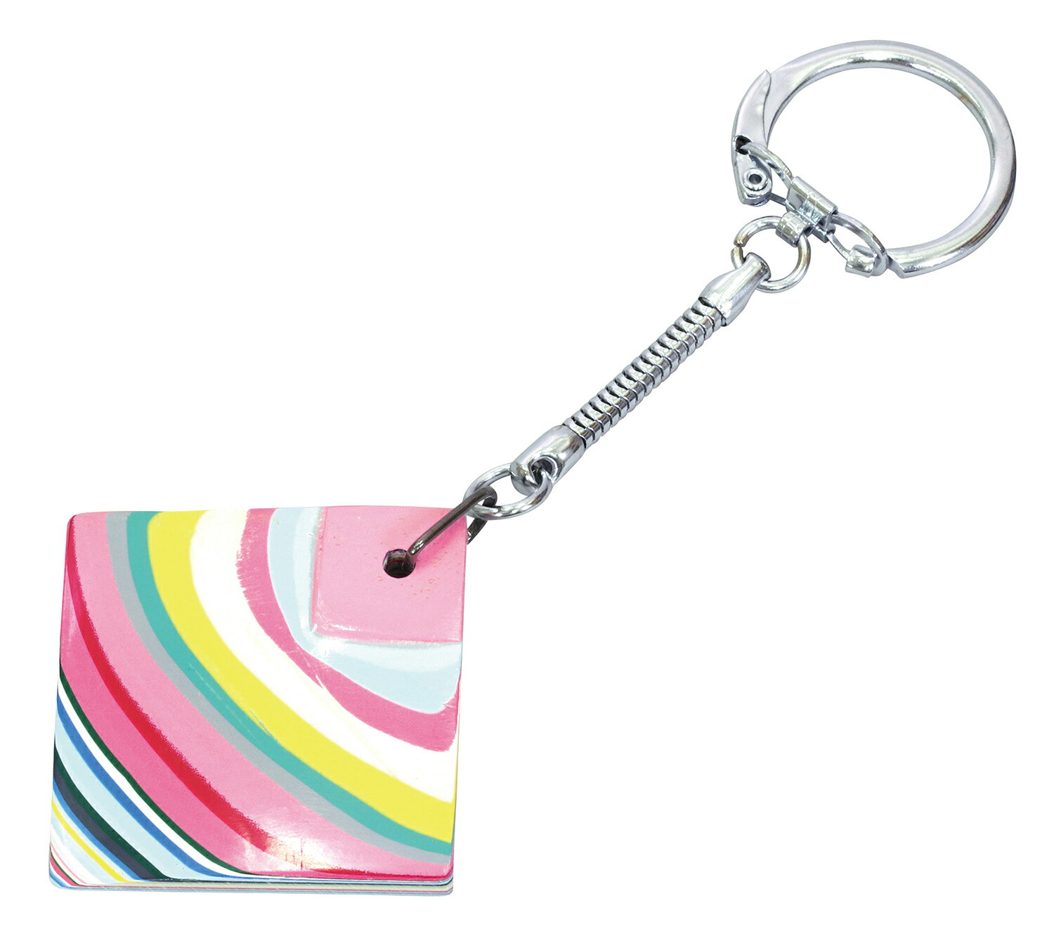 【ゆうパケット対応可】 パステル堆朱キーホルダー(やすり無)【アーテック】