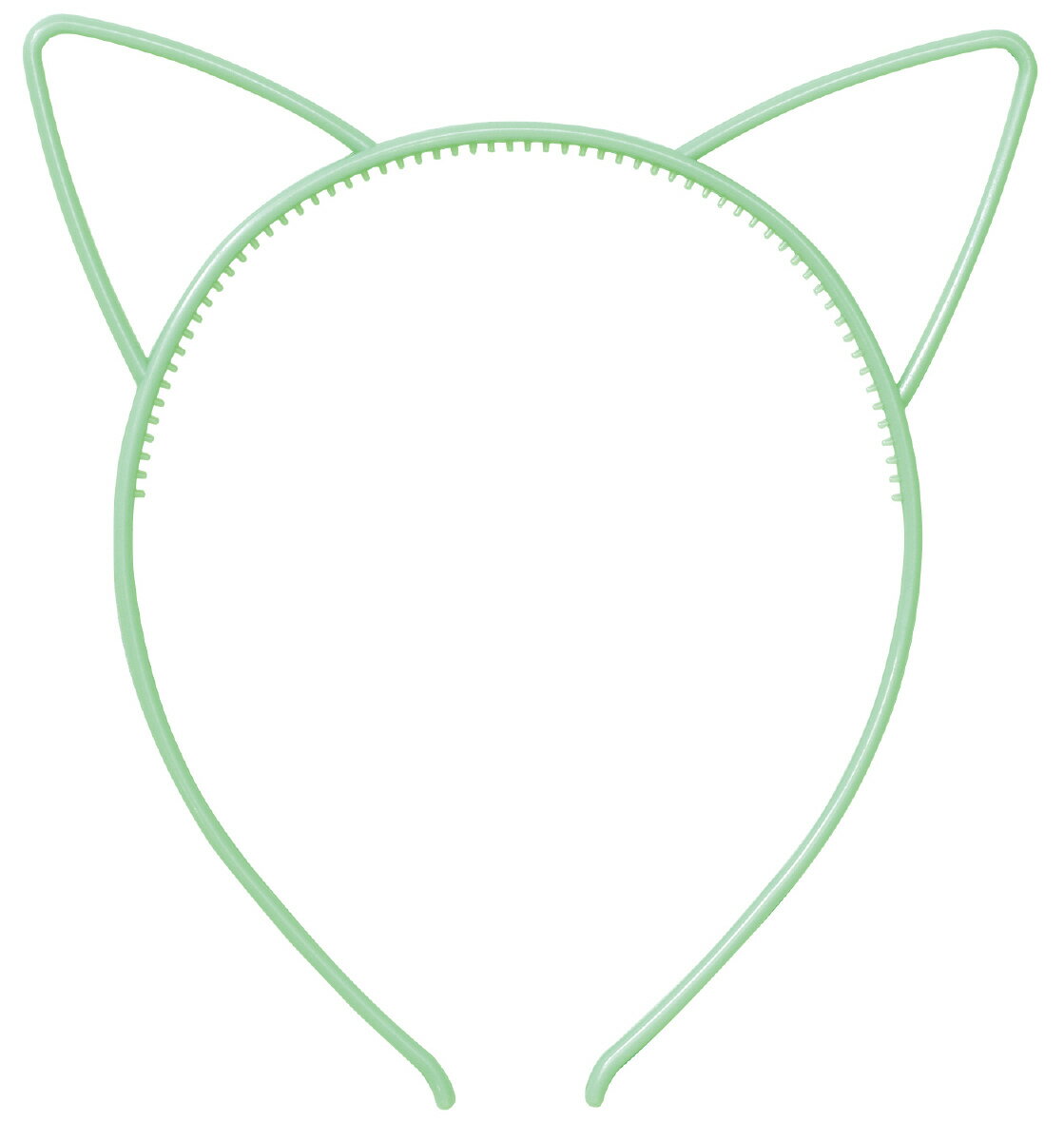 【ゆうパケット対応可】 耳付きカチューシャ グリーン【アーテック】