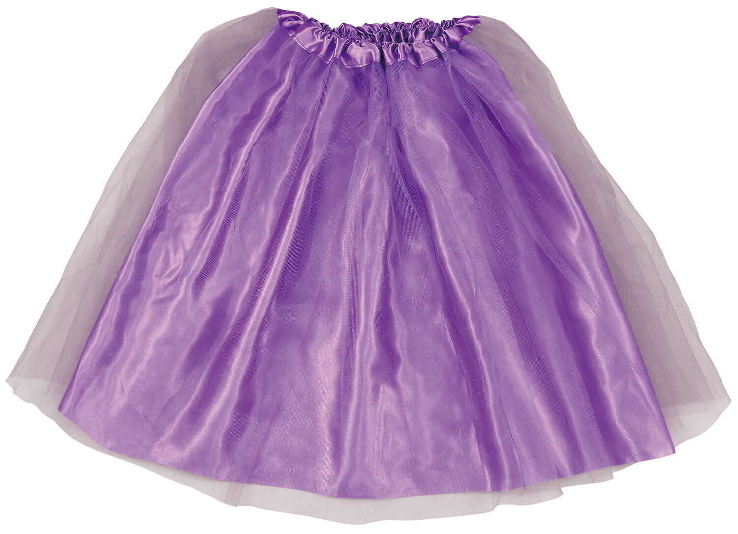【ゆうパケット対応可】 サテンフリフリスカート 紫【アーテック】