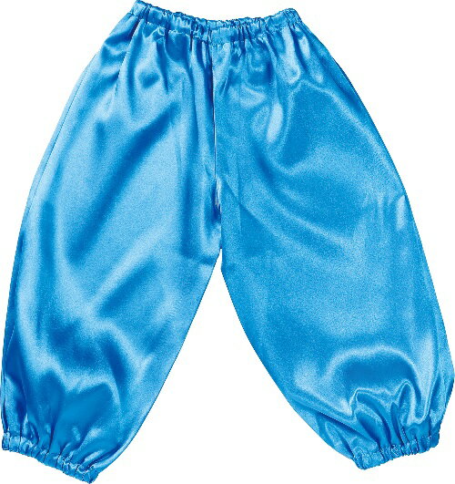 ソフトサテン サルエルパンツ Cサイズ 青【アーテック】