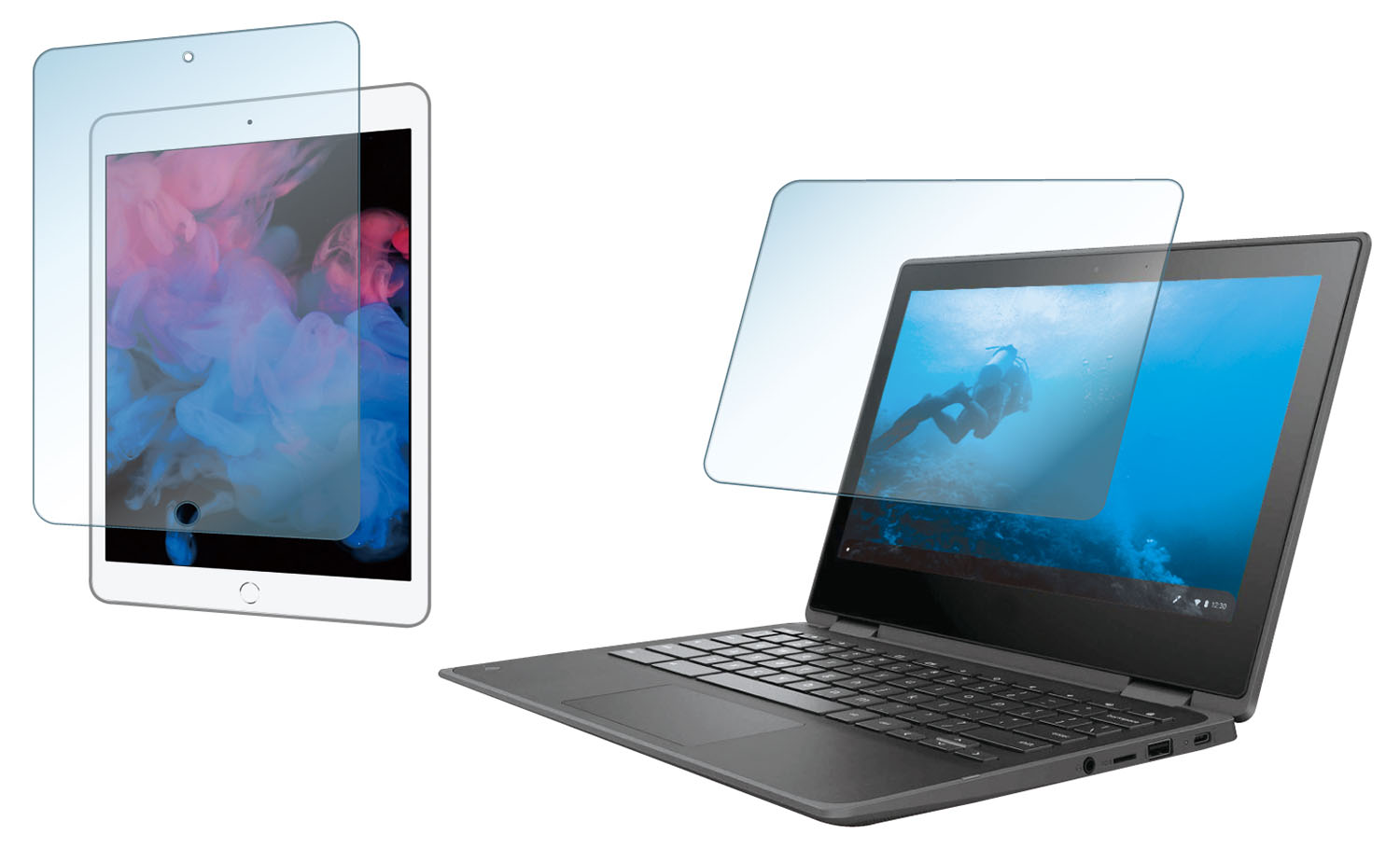 【ゆうパケット対応可】 液晶保護ガラスフィルムChromebook11.6インチ用【アーテッ...