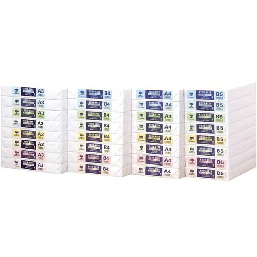 B4 Size Paper - マルチカラーペーパー　B4　ライトクリーム500枚5208-4850【カウネット】