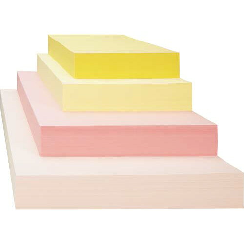 B4 Size Paper - マルチカラーペーパー　B4　ピンク　500枚5208-4867【カウネット】