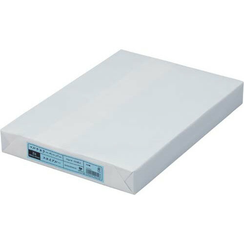 B4 Size Paper - パ）マルチカラーペーパー　B4　スカイブルー　1箱(500枚入×5)5009-6817【カウネット】