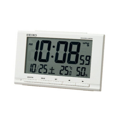 温湿度付電波時計　SQ789WSQ789W【セイコータイムクリエーション】