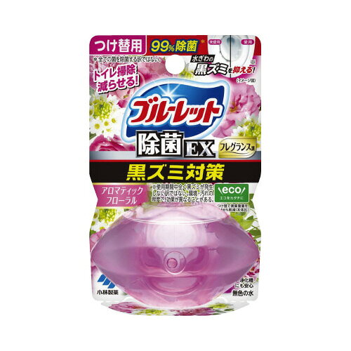 ●黒ズミ対策をしながらフレグランス調の香りを楽しめる！●種別／付替用●香り／アロマティックフローラル●容量／67ml●成分／香料・界面活性剤（非イオン・陽イオン）●持続期間／約1ヵ月間（3〜4週間）（気温・水温・水量などにより多少変化します）k2056-7675