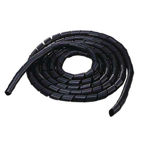 ケーブルチューブ 内径9mm 2m 黒BST-9BK【エレコム】