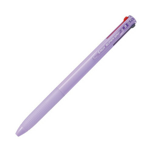 Writing Things - 【ゆうパケット対応可】スーパーグリップG3　0．7mm　黒・赤・青　パープル軸BKSG-30F-PU【パイロット】