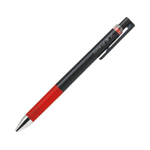●ボール径／0．5mm●インク色／レッド●インク種類／水性顔料ゲルインク●軸色／黒●グリップタイプ／ラバーグリップk6657-1339