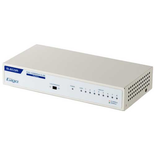 スイッチングハブ 8ポート EHC-G08MN4-HJWEHC-G08MN4-HJW【エレコム】 スイッチングハブ 8ポート EHC-G08MN4-HJWEHC-G08MN4-HJW【エレコム】