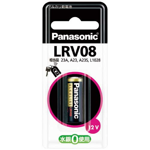 【ゆうパケット対応可】特殊アルカリ乾電池12V LR-V08/1BPLR-V08/1BP【Panasonic】