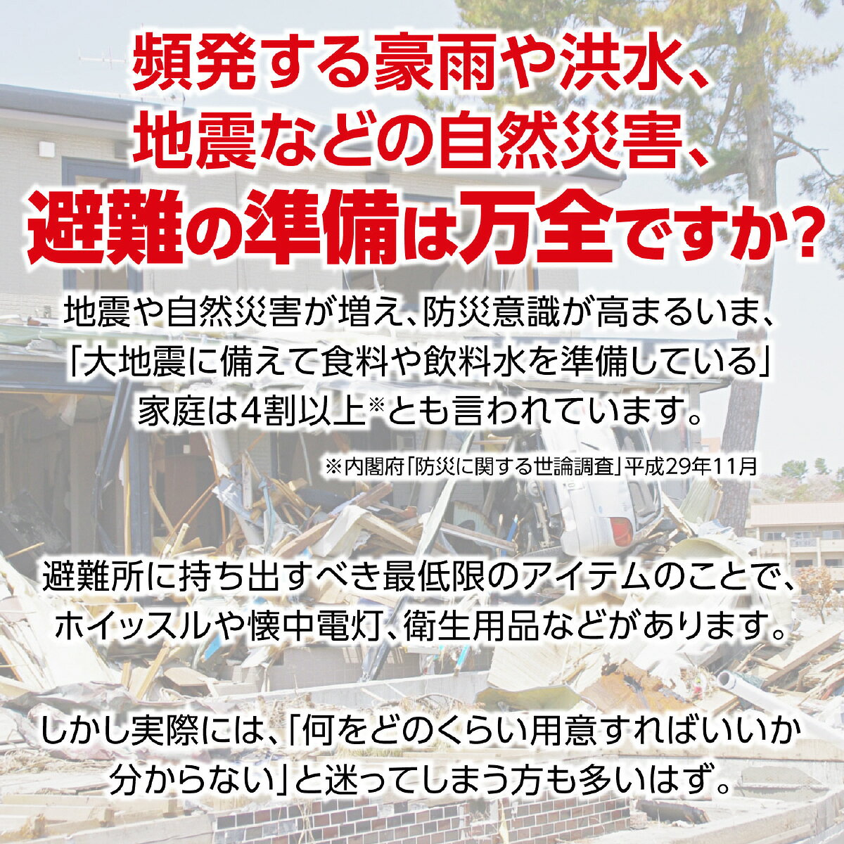 初動対応防災セット22点【アーテック】 officeyu-10683330 オフィス ユー サンプル画像3