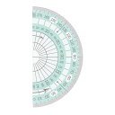 【ゆうパケット対応可】 マカロン分度器9cm ピスタチオMP-9PI【西敬】
