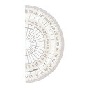 【ゆうパケット対応可】 マカロン分度器9cm バニラMP-9VA【西敬】