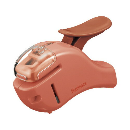 針なしステープラー＜ハリナックス＞ コンパクトアルファ サーモンピンク 1個SLN-MSH305VP【コクヨ】