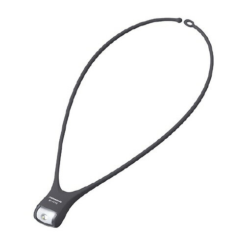 ●種別／ネックライト●カラー／グレイッシュブラック●電池寿命／約15時間（パナソニックコイン形リチウム電池使用、20℃時）●使用電池／CR2032×2個●寸法／幅33×奥行き26×高さ50mm●照射距離／ー●質量／42g（パナソニックコイン形リチウム電池含む）●機能／ー●付属品／CR2032×2個（電池付き）●保証期間／ー●明るさ（照度）／30lx（1m前方　電池初期値）●光源／ワイドパワー白色LED　1個●防塵性能／ー●防水性能／防滴型●明るさ（光束）／約20lm（参考値）k2107-7821