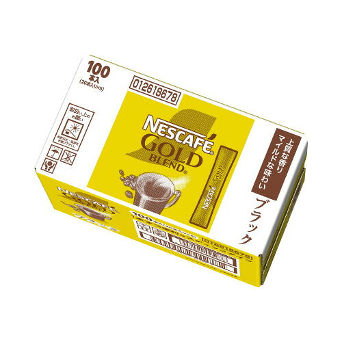 Set - ＃ネスカフェゴールドブレンド　スティックブラック100P　1箱（100本入）012618678【ネスレ】※軽減税率対象商品