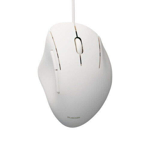 Ball Type Mouse - 有線マウス　静音　5ボタン　Sホワイト　1個M-SH21UBSKWH【エレコム】