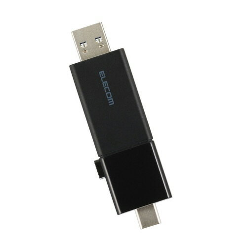 【ゆうパケット対応可】スライド式USBメモリ　32GB　黒　1個MF-WSAU3032GBK【エレコム】