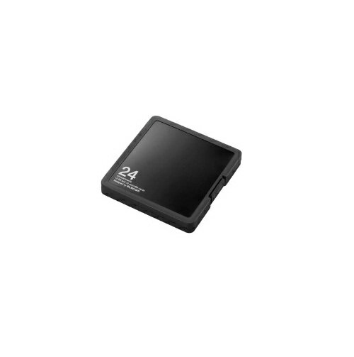 【ゆうパケット対応可】SD／microSDケース　ブラック　1個CMC-SDCPP24BK【エレコム】