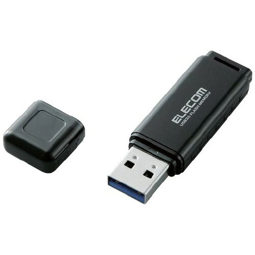 【ゆうパケット対応可】USB3．0メモリ　64GB　ブラック　1個MF-HSU3A64GBK【エレコ...