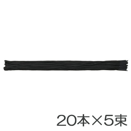 綴紐　長寸75cm　セル先　1束(100本)CR-HM35N-B【クラウン】