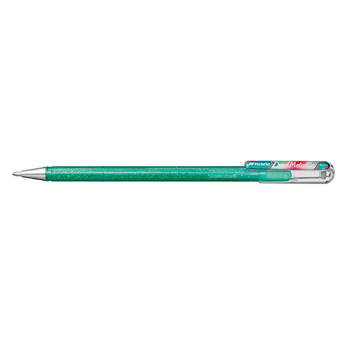 Other - 【ゆうパケット対応可】デュアルメタリックボールペン　ターコイズグリーン+メタリックレッド＆グリーン　1本K110-DMD【ぺんてる】