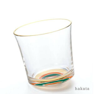 (同梱不可) アデリア めでたmono 独楽 ロックhakata 6156 独楽のようなユニークなグラス