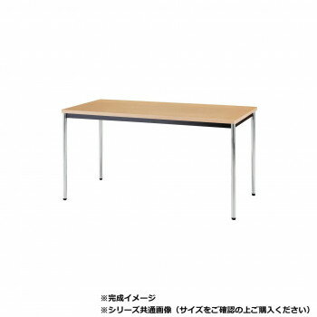 （代引き不可）（同梱不可） 藤沢工業(TOKIO)　ミーティングテーブル　TDWS-1590M メープル シンプルな..