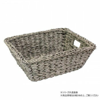 （同梱不可） 萬洋(まんよう) 樹脂ウォ-タ-ヒヤシンス マルチバスケット(小)アッシュグレ- 91-441S 天然素材のように柔らかい