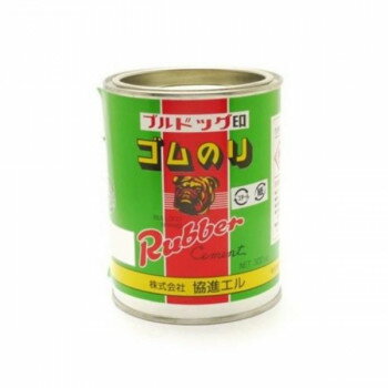 （同梱不可） 協進エル　接着剤　ゴムのり(小)　300cc　1183013 のびが良い接着剤