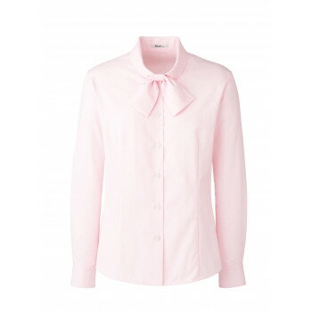 （同梱不可） ボンマックス RB4151 長袖ブラウス ピンク (9) サイズ:7G BONOFFICE シンプルなデザイン