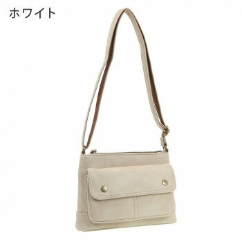 (同梱不可) 優美社 6275-00 チエミサックス(chiemi sacs) ショルダーバッグ ホワイト 刻印ホックがおしゃれなショルダーバッグ (同梱不可) 優美社 6275-00 チエミサックス(chiemi sacs) ショルダーバッグ ホワイト 刻印ホックがおしゃれなショルダーバッグ