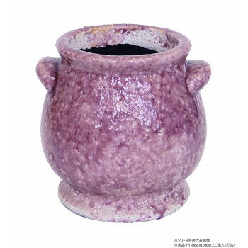（同梱不可） 村田屋産業 グレーズドジャーポット オールドローズ 1517 グレーズドジャーポット
